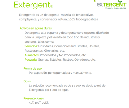 Extergent® Detergente Natural