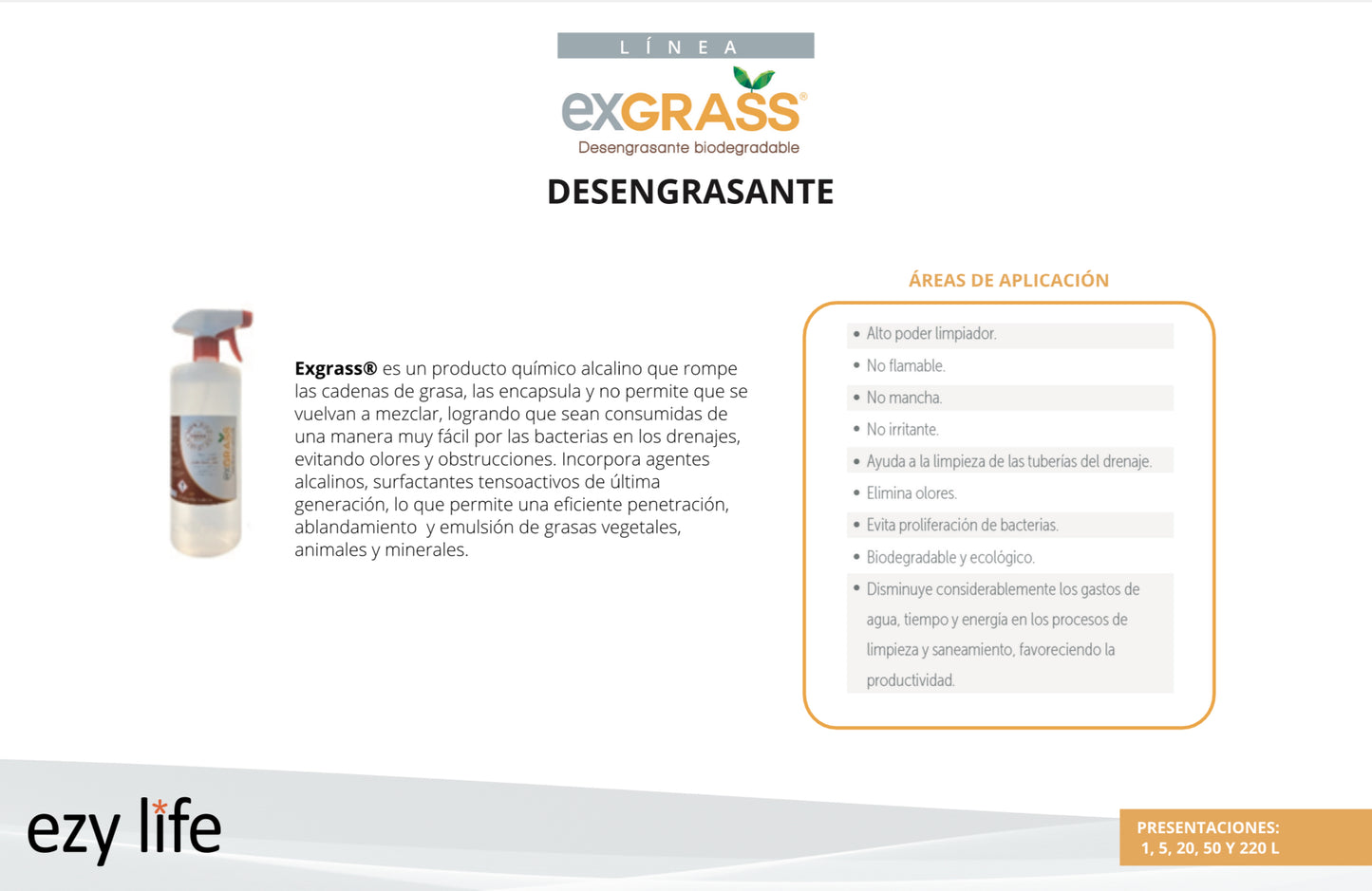 Exgrass Desengrasante